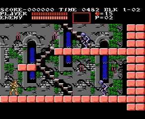 Castlevania III: Dracula's Curse running on Chert