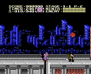 Ninja Gaiden II: The Dark Sword of Chaos running on Chert